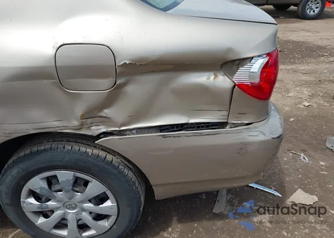 2006 Toyota Corolla Le из США, поврежденный, VIN 2T1BR30E46C572358